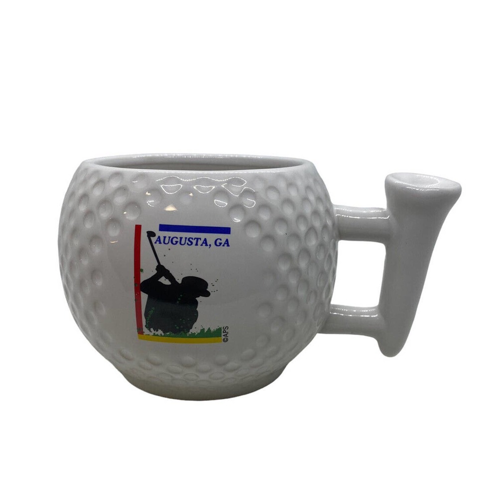 Augusta GA Golf Ball and Tee Shaped Coffee Mug Cup